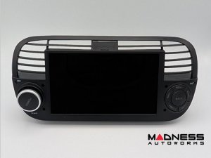 FIAT 500 Radio Head Unit Upgrade System w/ install Kit - Pre Facelift (Pre '16) - Black Trim - T4 - 7" screen